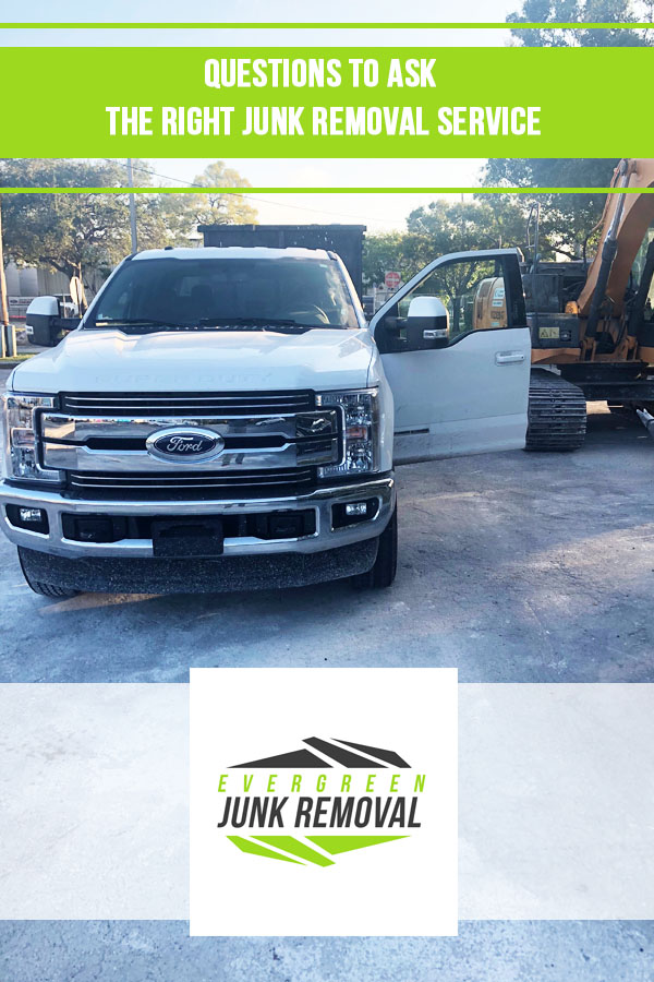 Junk Removal Service Questions - Same Day Junk Removal - Junk Haulers: Evergreen Junk Removal Junk Removal Service Questions